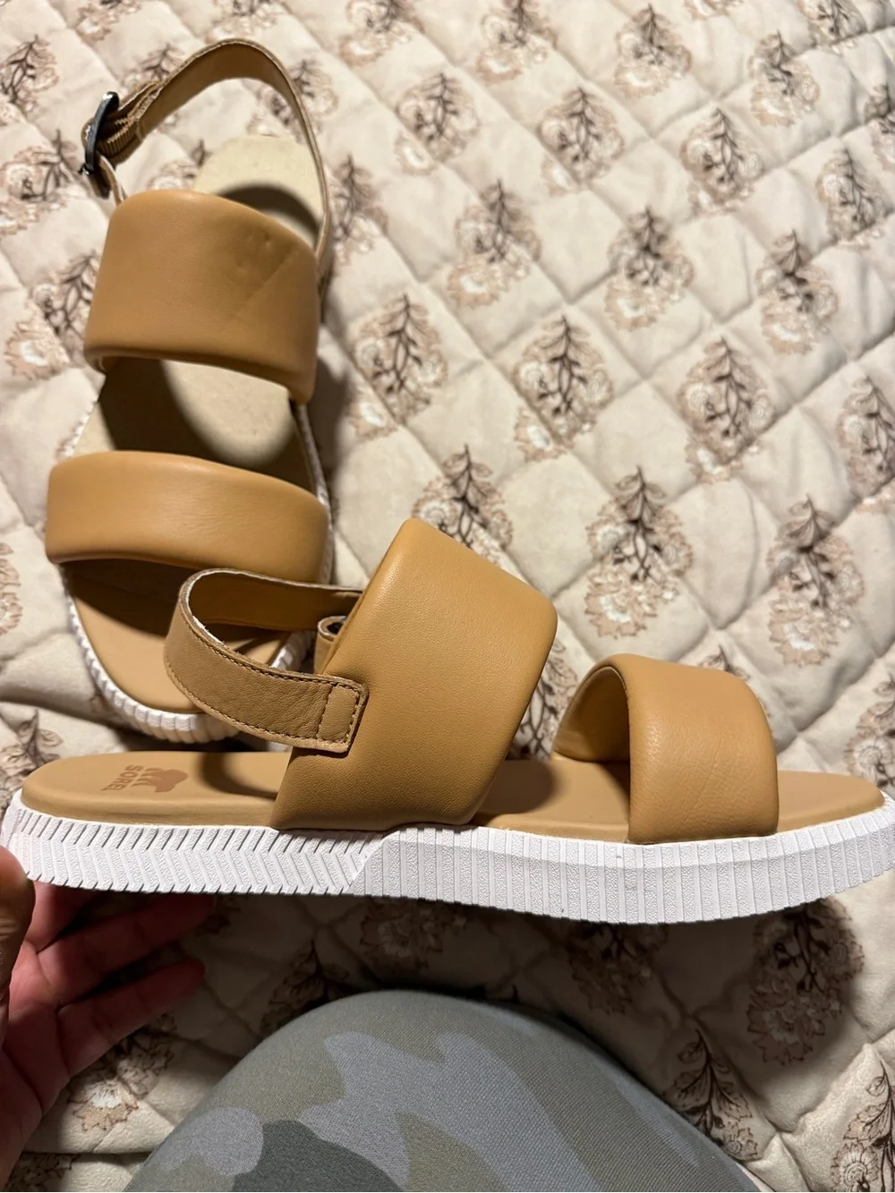 Sorel Tan Strappy Wedge Sandals NWT